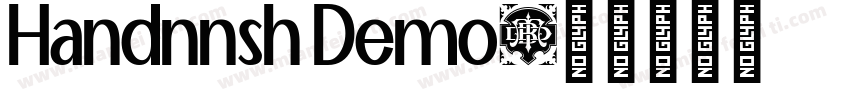 Handnnsh Demo字体转换
